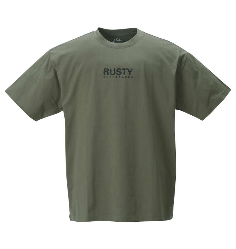 大きいサイズ メンズ RUSTY (ラスティ) プリント半袖Tシャツ 