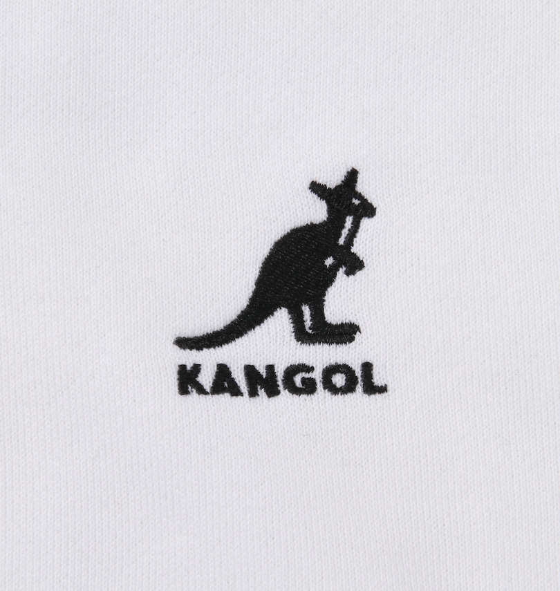 大きいサイズ メンズ KANGOL (カンゴール) 裏毛バイカラープルパーカー フロント刺繍