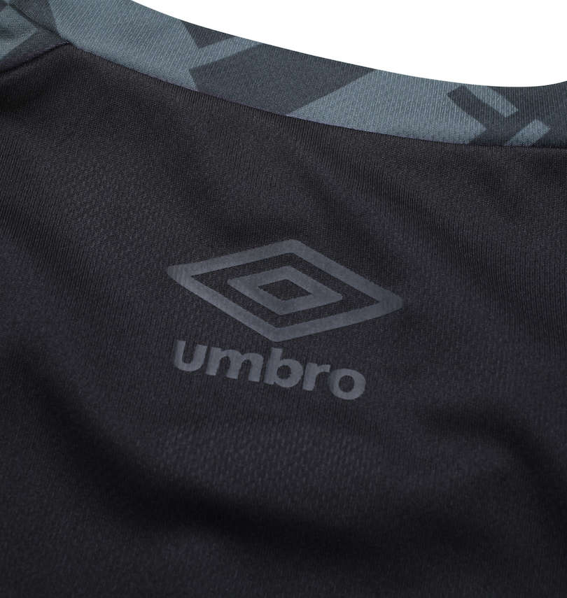大きいサイズ メンズ UMBRO (アンブロ) グラフィックプラクティス半袖Tシャツ バックプリント