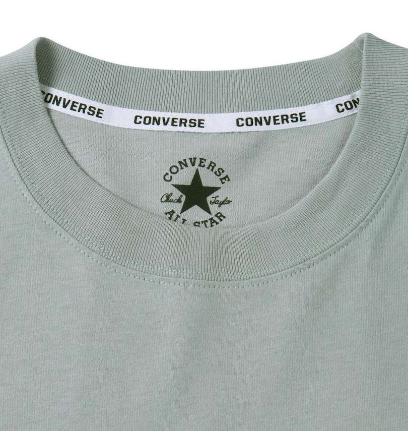 大きいサイズ メンズ CONVERSE (コンバース) 5シューズ刺繍半袖Tシャツ 