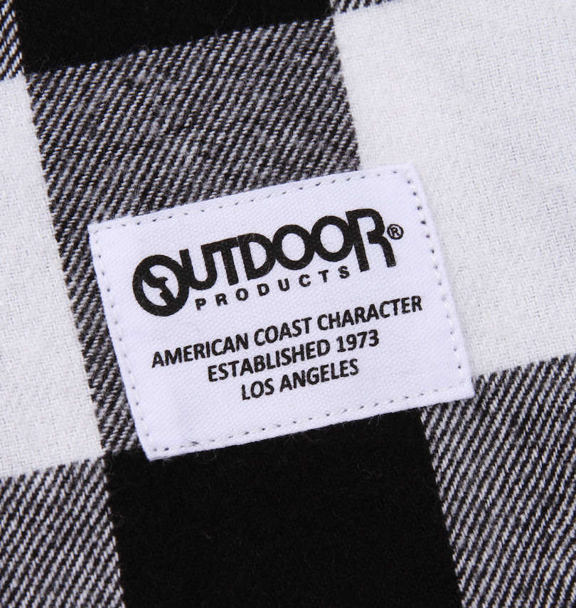 大きいサイズ メンズ OUTDOOR PRODUCTS (アウトドア プロダクツ) ロゴ刺繍ブロックチェック長袖ネルシャツ 