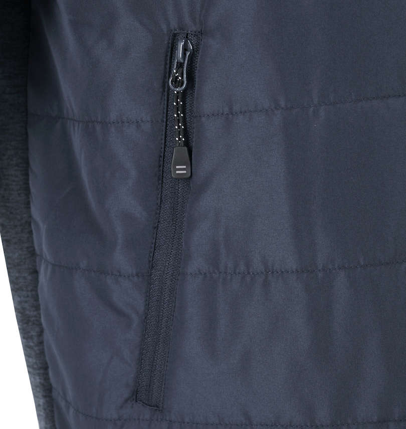 大きいサイズ メンズ Phiten (ファイテン) カチオン杢天竺マイクロフリースボンディングジャケット サイドファスナー付きポケット