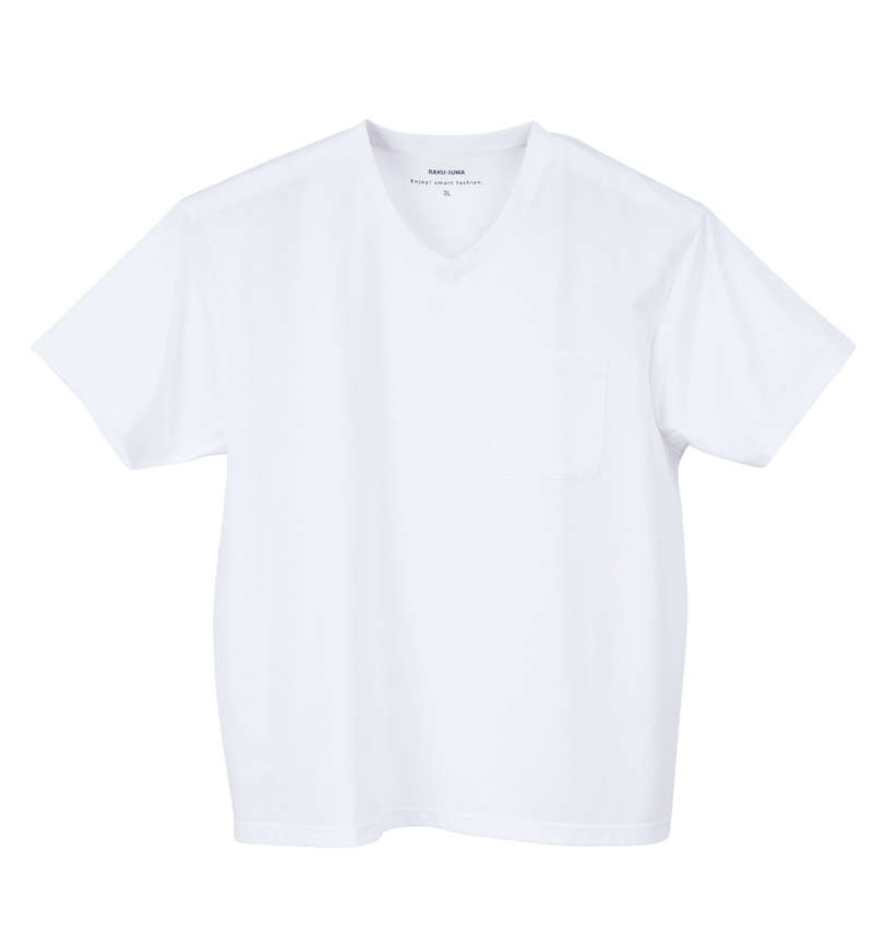 大きいサイズ メンズ 楽スマ (ラクスマ) 汗染み防止樽型半袖VTシャツ 