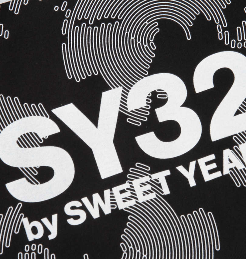 大きいサイズ メンズ SY32 by SWEET YEARS (エスワイサーティトゥバイスィートイヤーズ) スクエアマルチボックスロゴ長袖Tシャツ プリント拡大