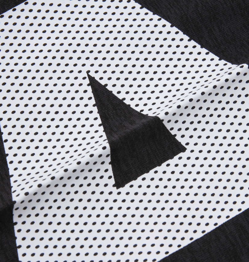 大きいサイズ メンズ VOLCANIC (ヴォルケニック) カチオン天竺切替半袖Tシャツ+ハーフパンツ プリント拡大