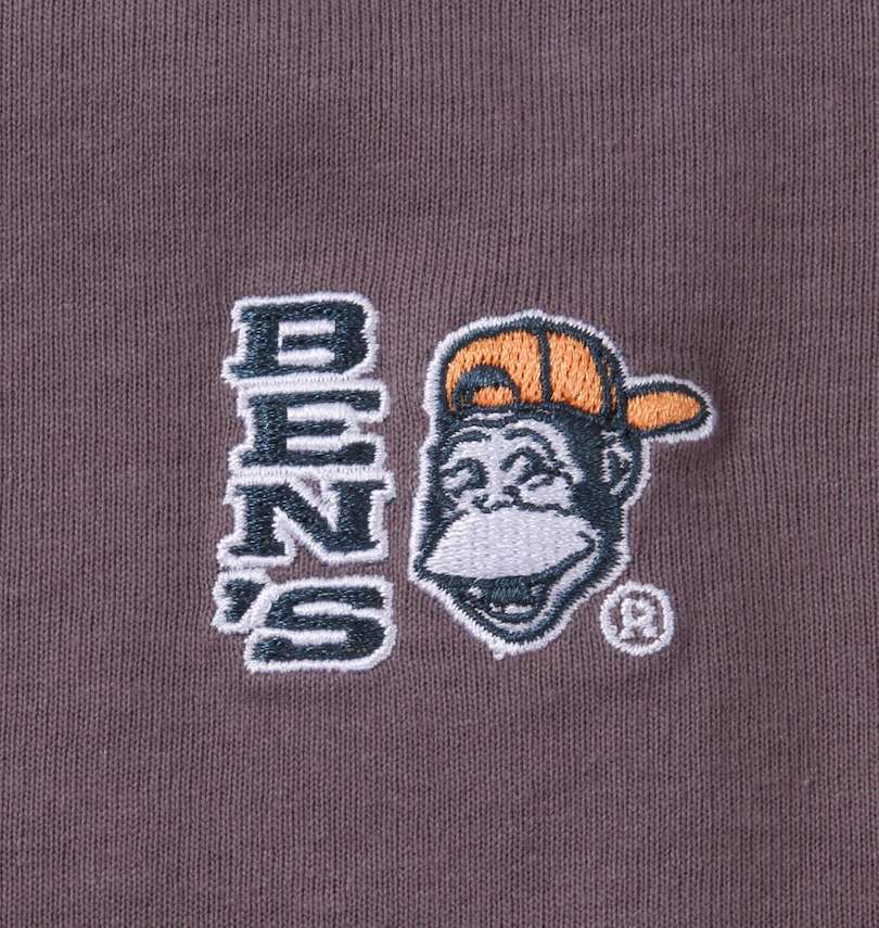 大きいサイズ メンズ BEN DAVIS (ベン デイビス) BEN'Sフェイス刺繍半袖Tシャツ 刺繍