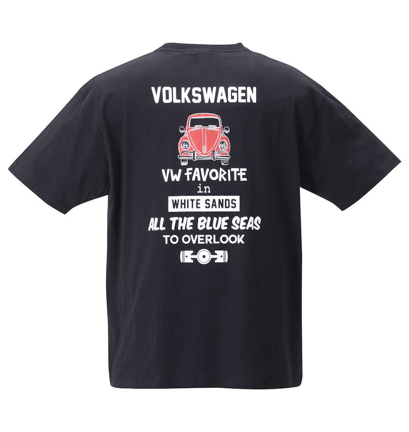 大きいサイズ メンズ VOLKSWAGEN (フォルクスワーゲン) 半袖Tシャツ バックスタイル