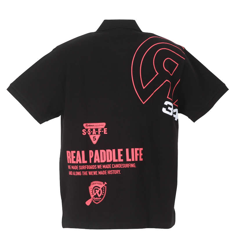 大きいサイズ メンズ RealBvoice (リアルビーボイス) REAL PRODUCT半袖ポロシャツ バックスタイル