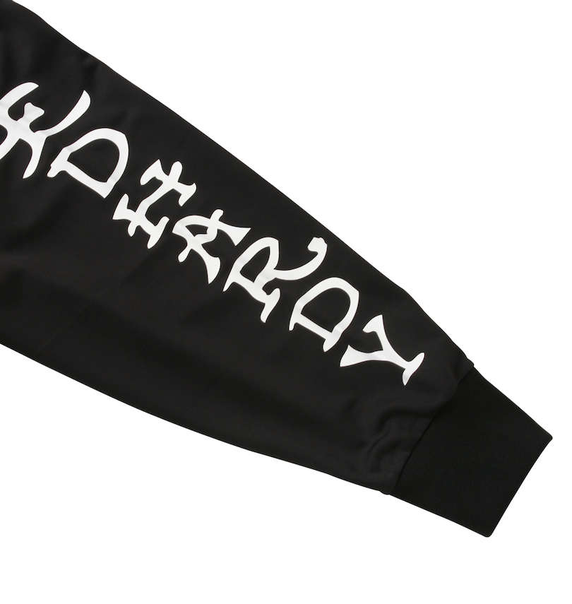大きいサイズ メンズ Ed Hardy (エドハーディ) 刺繍&プリントジャージセット 袖口