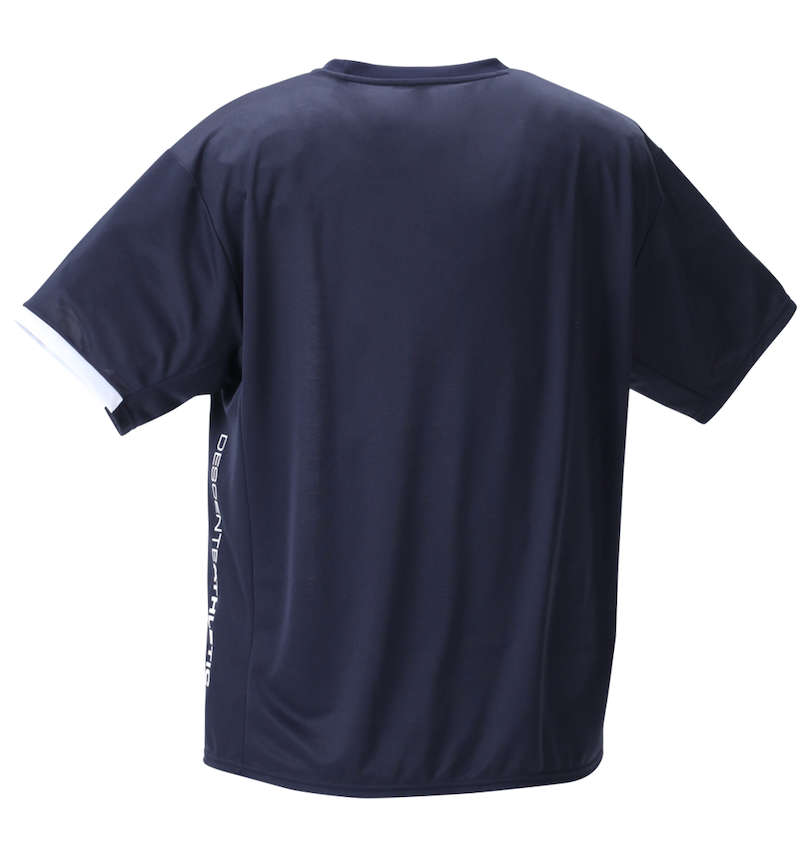 大きいサイズ メンズ DESCENTE (デサント) ドライリバースメッシュ半袖Tシャツ バックスタイル