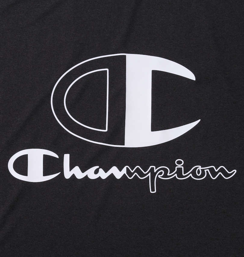 大きいサイズ メンズ Champion (チャンピオン) DRY半袖Tシャツ フロントプリント