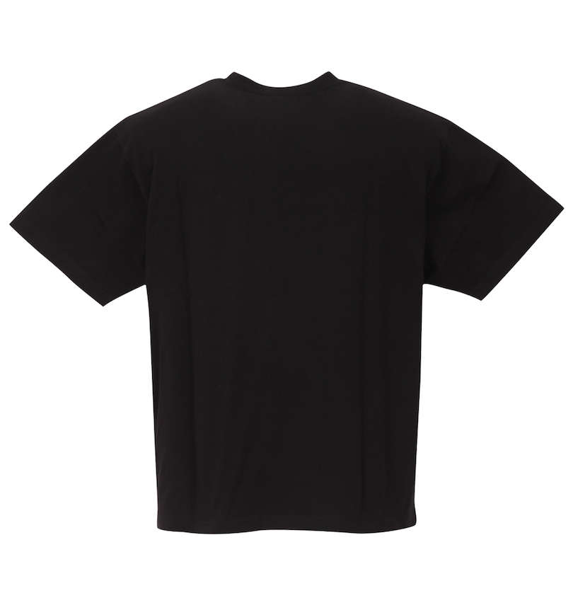 大きいサイズ メンズ NEW ERA (ニューエラ) バーチカルロゴポケット付半袖Tシャツ バックスタイル