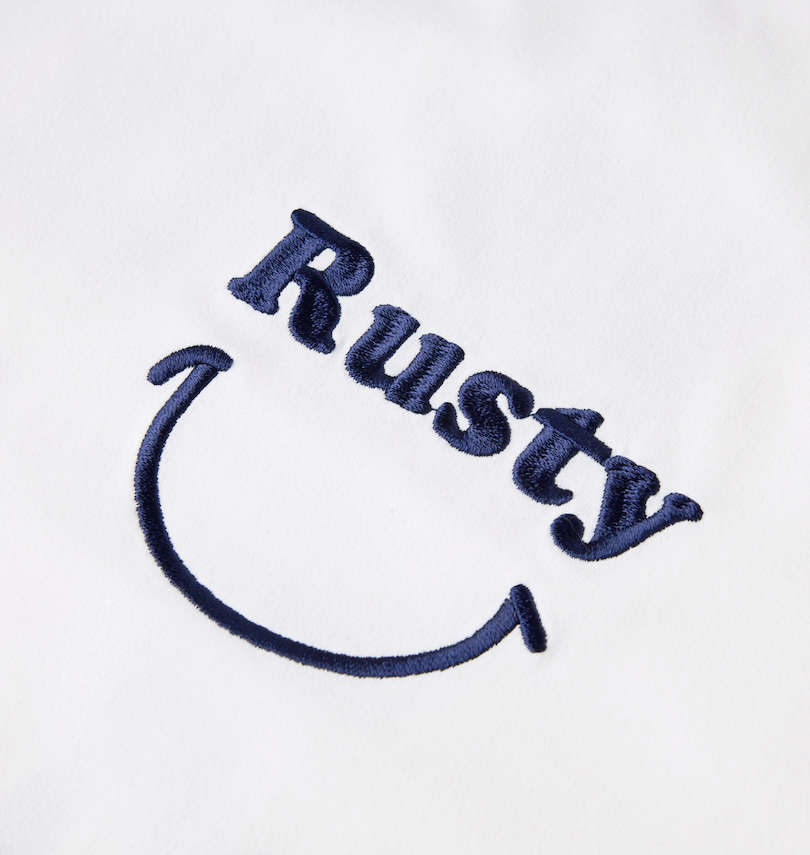 大きいサイズ メンズ RUSTY (ラスティ) ペアテックス長袖Tシャツ 刺繍