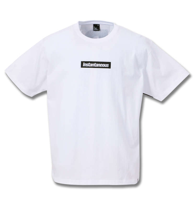 大きいサイズ メンズ b-one-soul (ビーワンソウル) バックロゴプリント半袖Tシャツ 