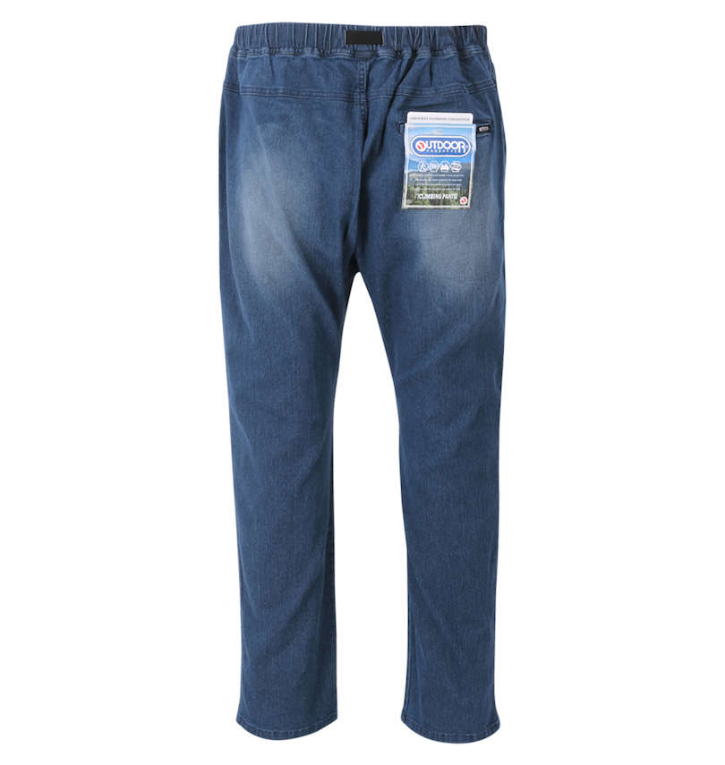 大きいサイズ メンズ OUTDOOR PRODUCTS (アウトドア プロダクツ) ストレッチデニムクライミングパンツ
                        バックスタイル