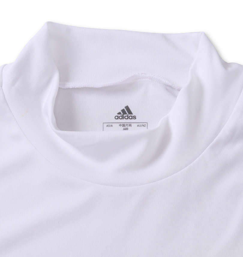 大きいサイズ メンズ adidas golf (アディダスゴルフ) エンボスパターン半袖シャツ+ハイネック長袖Tシャツ ハイネック