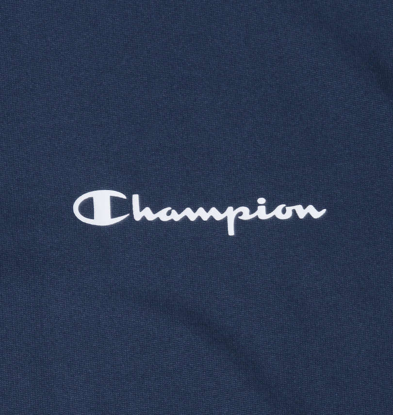 大きいサイズ メンズ Champion (チャンピオン) DRY半袖ポロシャツ
                        胸プリント