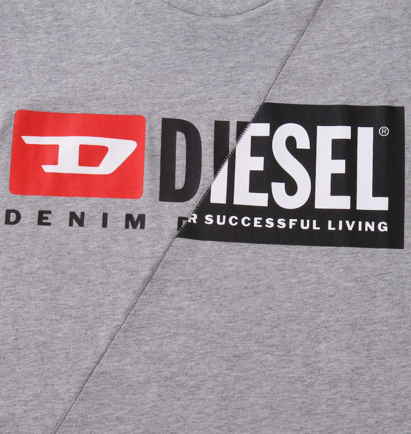 大きいサイズ メンズ DIESEL (ディーゼル) 半袖Tシャツ フロントデザイン