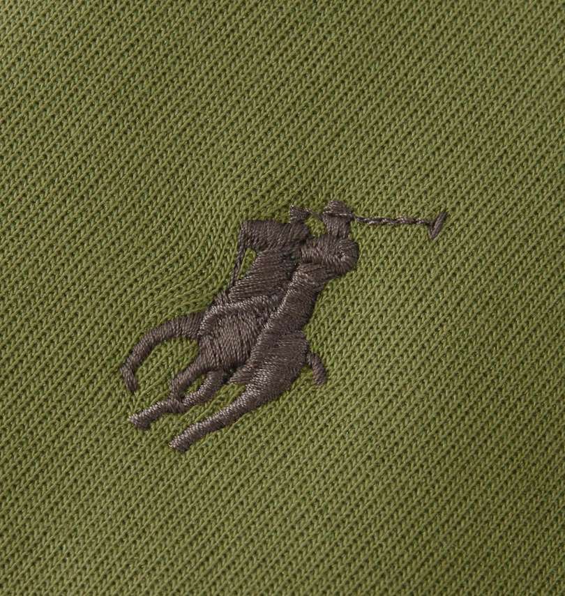 大きいサイズ メンズ RALPH LAUREN (ラルフローレン) プルパーカー
                        右袖口の刺繍拡大