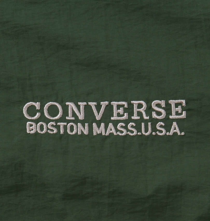 大きいサイズ メンズ CONVERSE (コンバース) ナイロンワッシャースタジアムブルゾン 胸刺繍