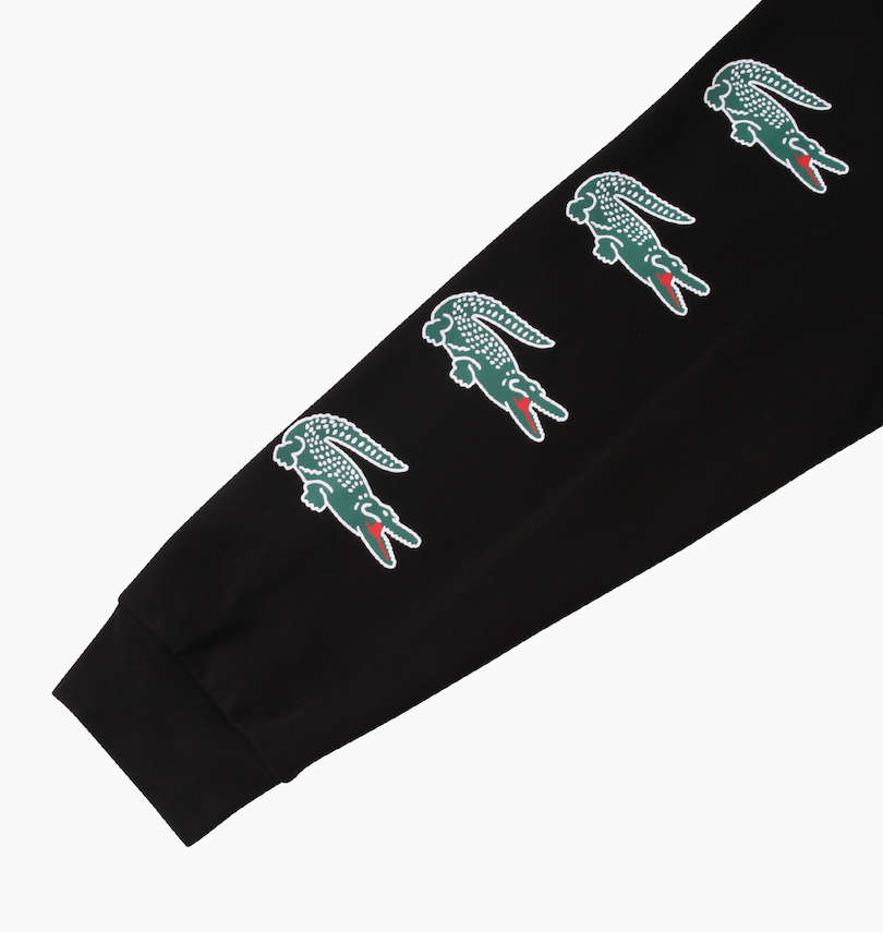 大きいサイズ メンズ LACOSTE (ラコステ) プルパーカー 袖