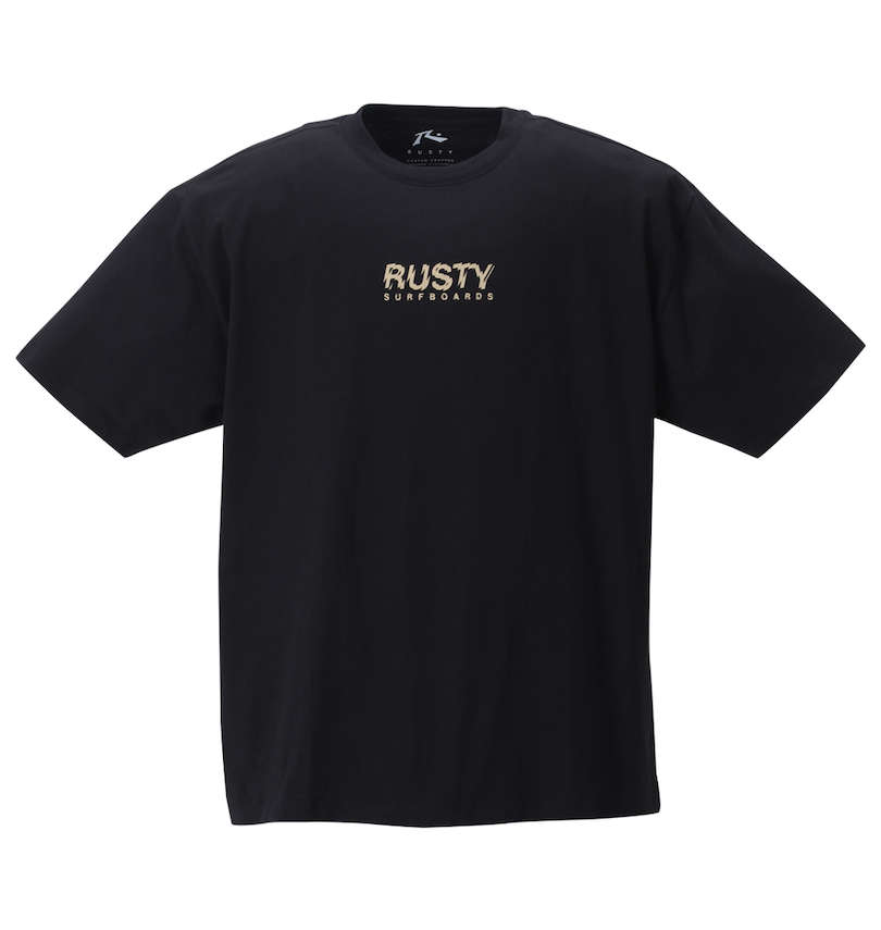 大きいサイズ メンズ RUSTY (ラスティ) プリント半袖Tシャツ 