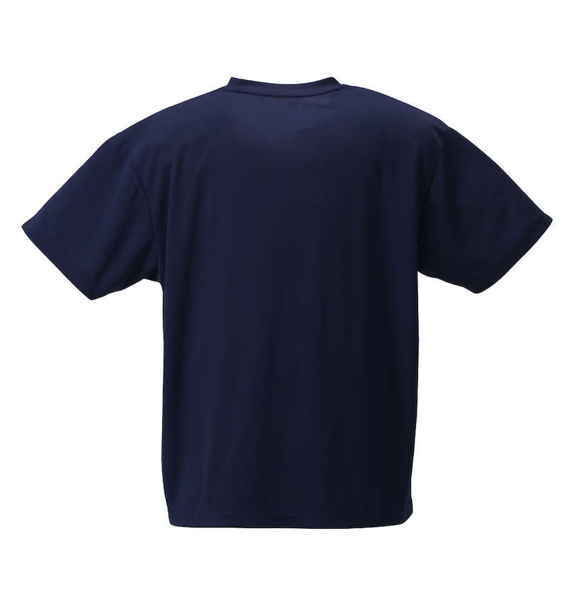 大きいサイズ メンズ OUTDOOR PRODUCTS (アウトドア プロダクツ) DRYメッシュ半袖Tシャツ(総丈78cm) バックスタイル