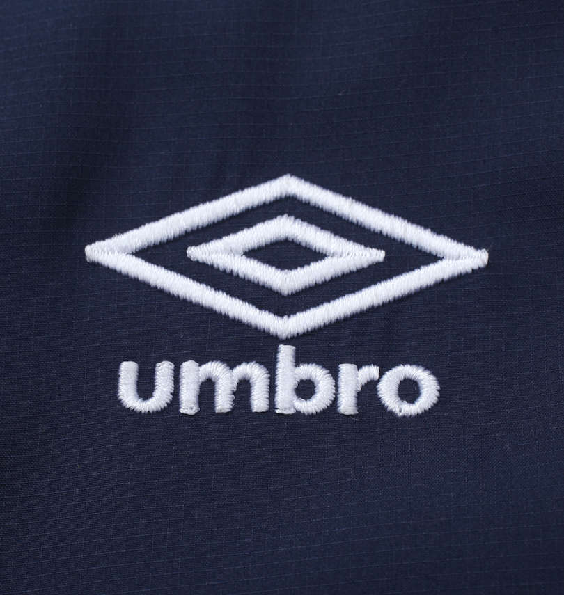 大きいサイズ メンズ UMBRO (アンブロ) TRロングパデッドコート 刺繡