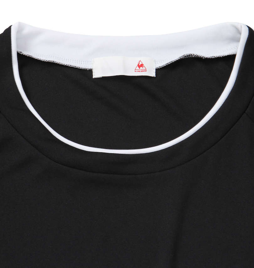 大きいサイズ メンズ LE COQ SPORTIF (ルコックスポルティフ) アクティブソフトスムース半袖Tシャツ 襟元拡大