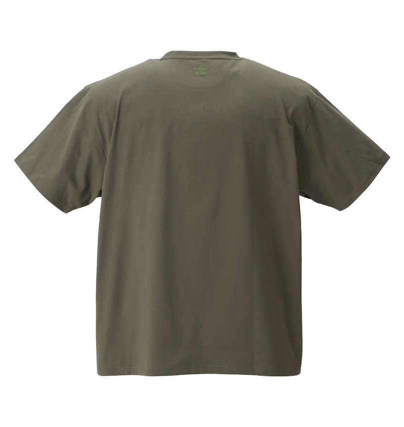 大きいサイズ メンズ UMBRO (アンブロ) コットンライク半袖Tシャツ バックスタイル