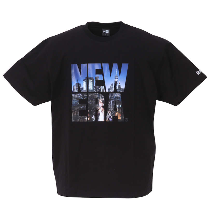 大きいサイズ メンズ NEW ERA (ニューエラ) ザ シティ ライツ半袖Tシャツ 