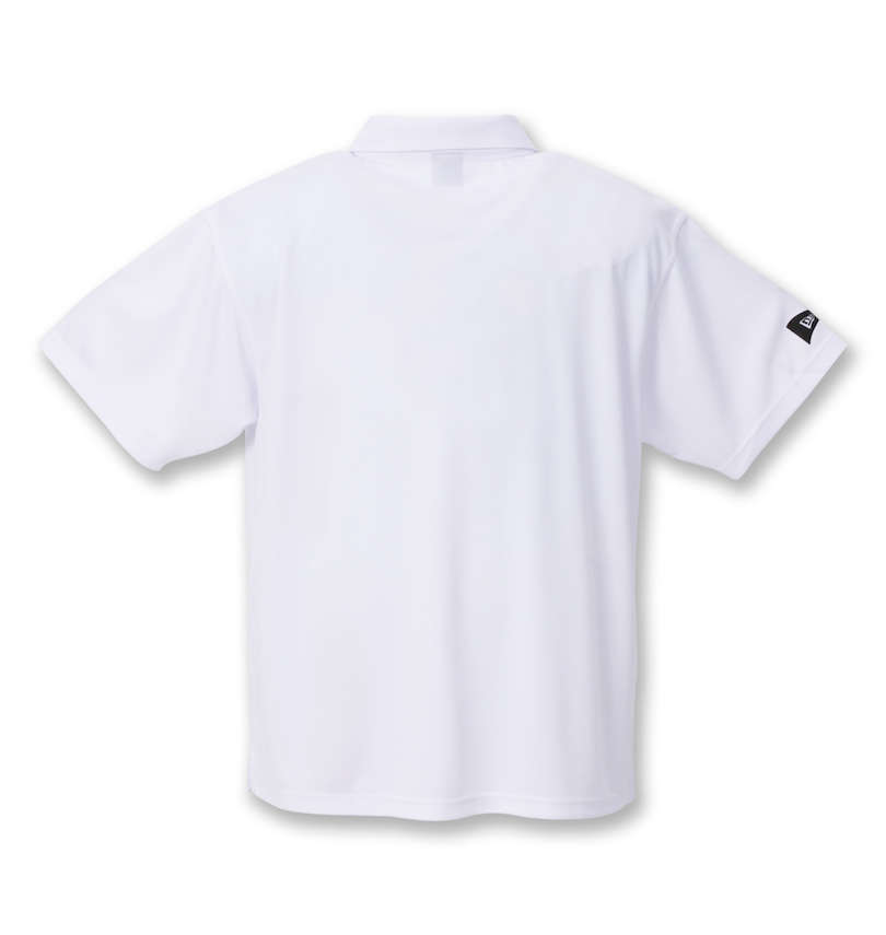大きいサイズ メンズ NEW ERA (ニューエラ) Multi Logoカノコ半袖ポロシャツ バックスタイル