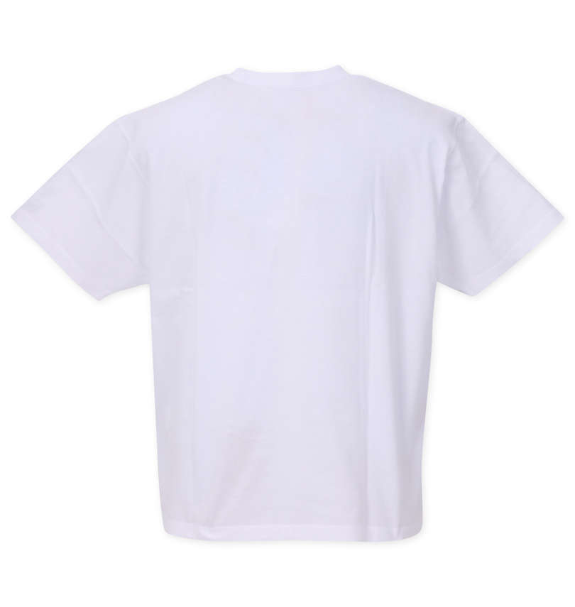 大きいサイズ メンズ NEW ERA (ニューエラ) バーチカルロゴポケット付半袖Tシャツ バックスタイル