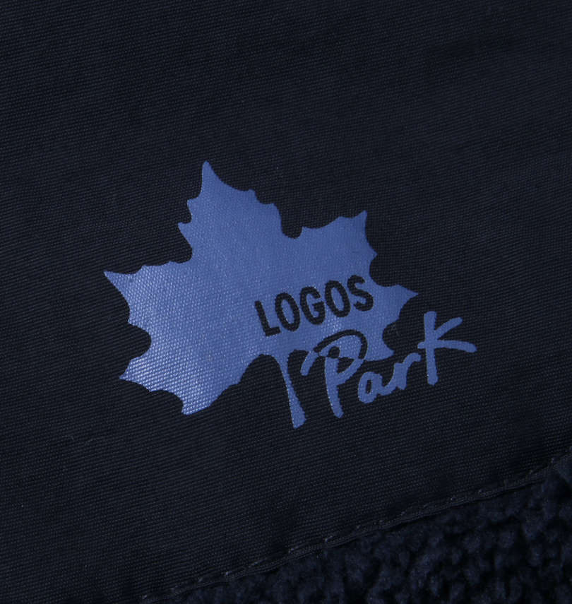 大きいサイズ メンズ LOGOS Park (ロゴスパーク) ポケット付ボアブルゾン プリント拡大