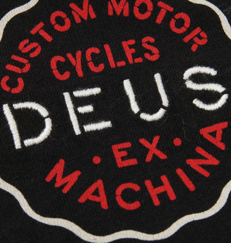 大きいサイズ メンズ DEUS EX MACHINA (デウス エクス マキナ) 半袖Tシャツ 胸プリント・刺繍