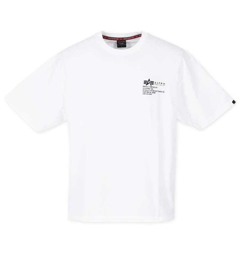 大きいサイズ メンズ ALPHA INDUSTRIES (アルファ インダストリーズ) SPECプリント半袖Tシャツ 