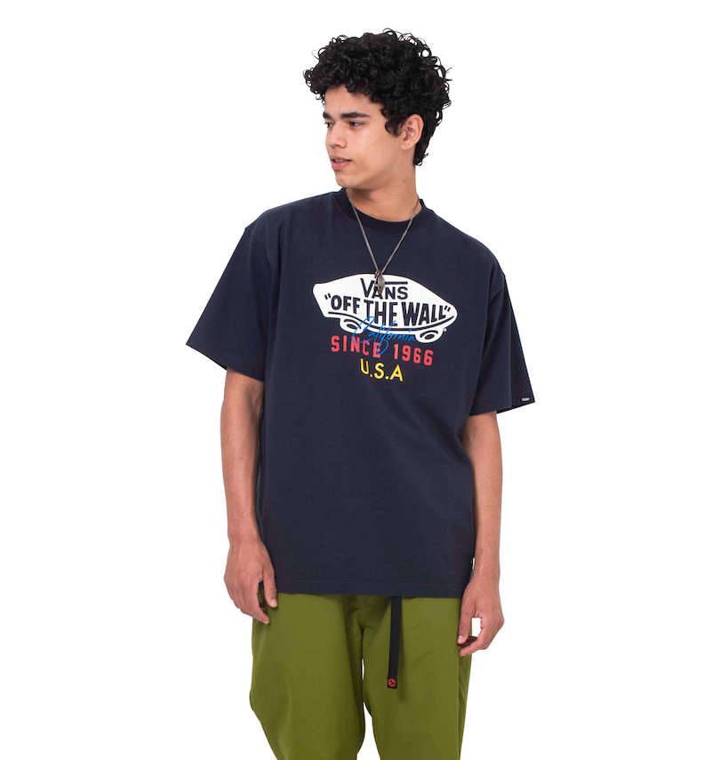 大きいサイズ メンズ VANS (バンズ) OTW USA半袖Tシャツ 