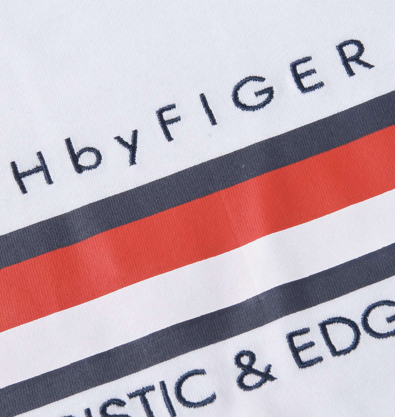 大きいサイズ メンズ H by FIGER (エイチバイフィガー) 半袖Tシャツ 刺繍・プリント拡大
