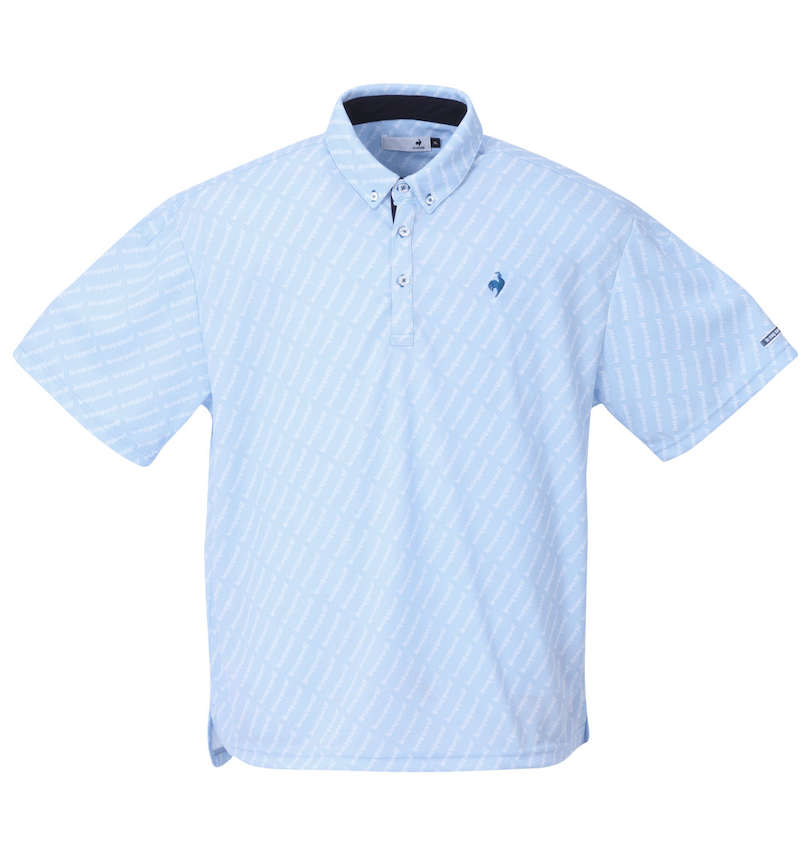 大きいサイズ メンズ LE COQ SPORTIF GOLF (ルコックスポルティフ　ゴルフ) ロゴ柄プリント半袖シャツ 