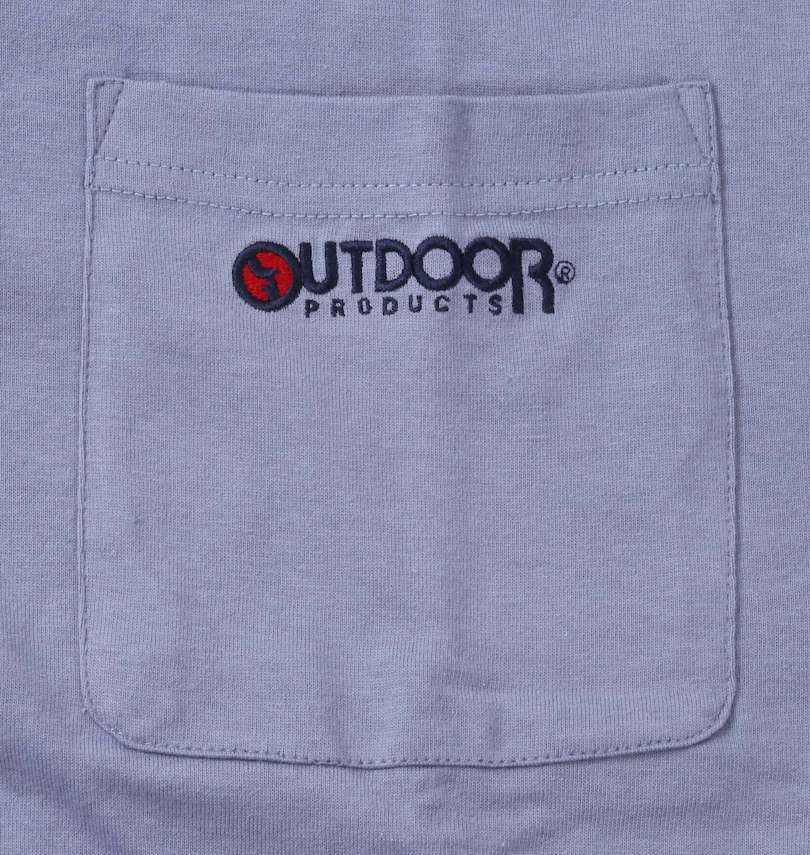 大きいサイズ メンズ OUTDOOR PRODUCTS (アウトドア プロダクツ) 天竺ポケット付半袖Tシャツ 胸ポケット・刺繍