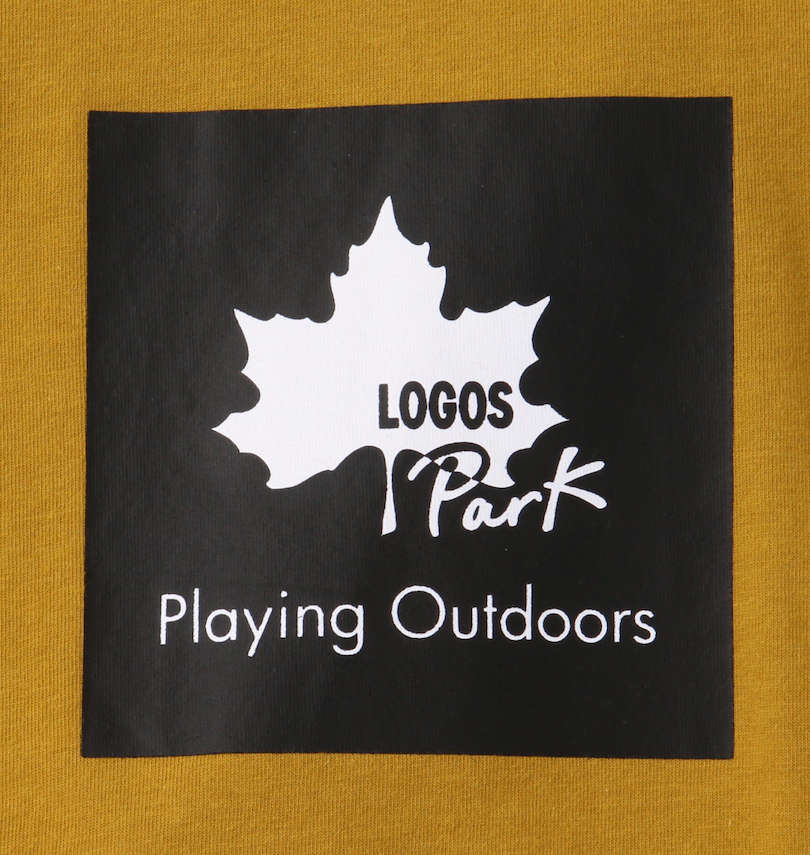 大きいサイズ メンズ LOGOS Park (ロゴスパーク) リサイクル天竺ボックスプリント半袖Tシャツ プリント拡大