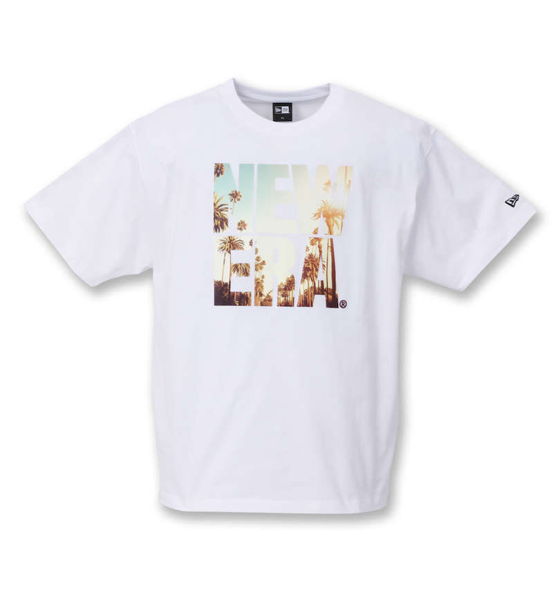 大きいサイズ メンズ NEW ERA (ニューエラ) Landscape半袖Tシャツ
