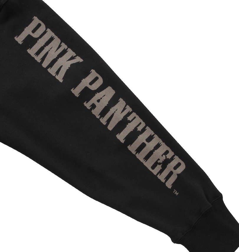 大きいサイズ メンズ PINK PANTHER×FLAGSTAFF (フラッグスタッフ) ピンクパンサーフルジップパーカー 左袖プリント