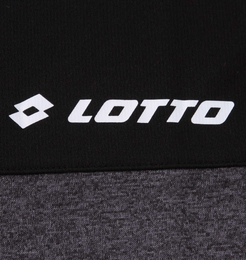 大きいサイズ メンズ LOTTO (ロット) 杢DRYメッシュ半袖Tシャツ 胸プリント