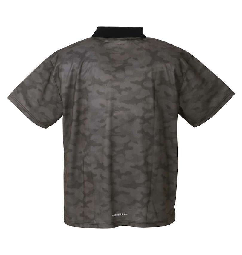 大きいサイズ メンズ Phiten (ファイテン) DRYメッシュ半袖ポロシャツ バックスタイル