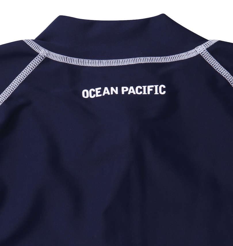 大きいサイズ メンズ OCEAN PACIFIC (オーシャンパシフィック) 半袖フルジップラッシュガード バックプリント