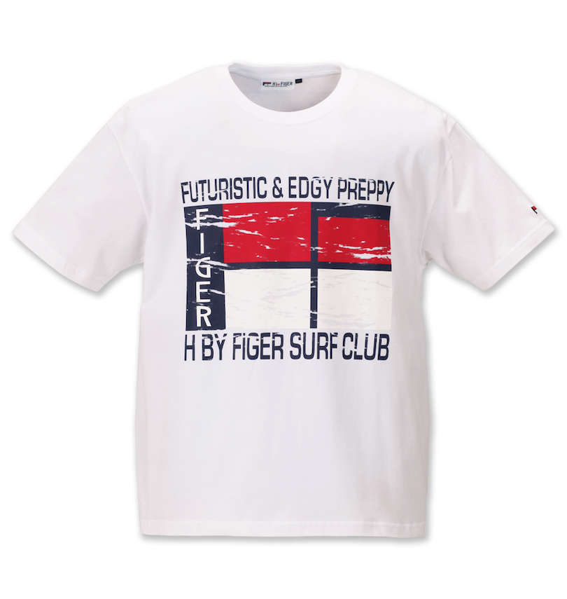 大きいサイズ メンズ H by FIGER (エイチバイフィガー) H by FIGER 半袖Tシャツ