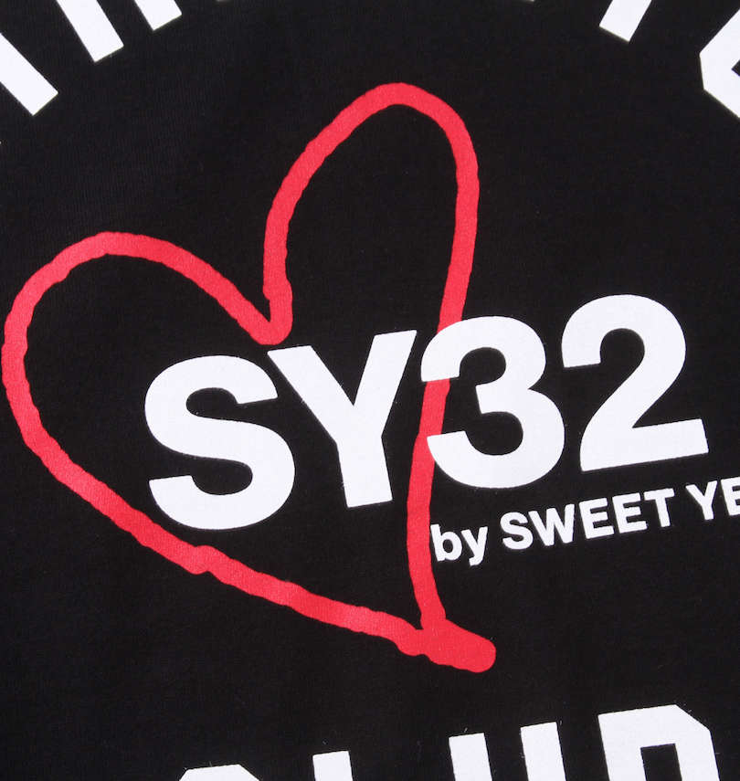 大きいサイズ メンズ SY32 by SWEET YEARS (エスワイサーティトゥバイスィートイヤーズ) カレッジロゴ半袖Tシャツ プリント拡大