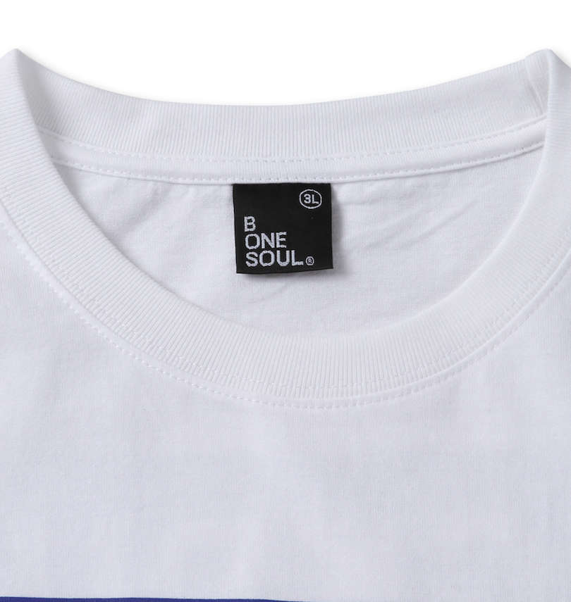 大きいサイズ メンズ b-one-soul (ビーワンソウル) DUCK DUDE STOREロゴ半袖Tシャツ 