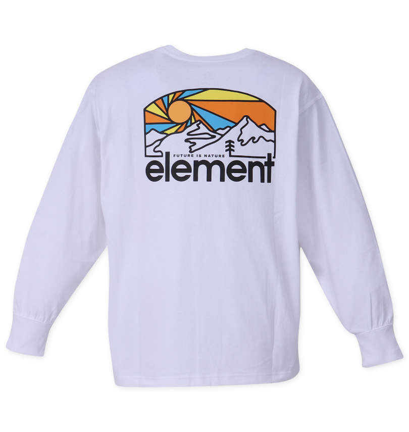 大きいサイズ メンズ ELEMENT (エレメント) SUNNET長袖シャツ バックスタイル